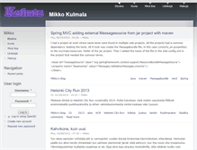 Tablet Screenshot of mikkokulmala.com